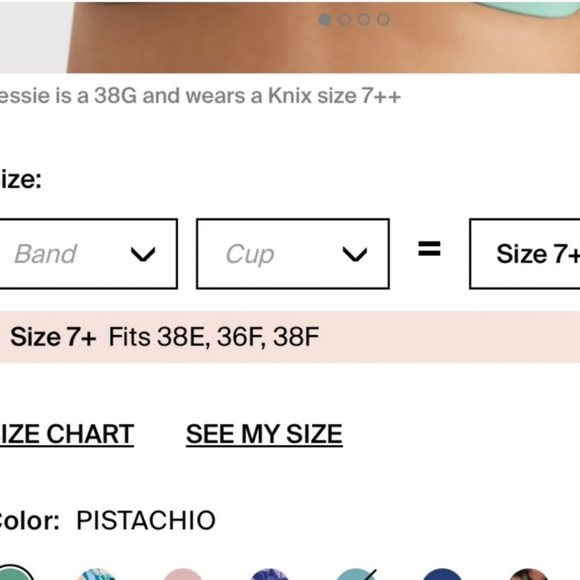 Knix Wing Woman Contour Bra Night Garden - Picture 7 of 7